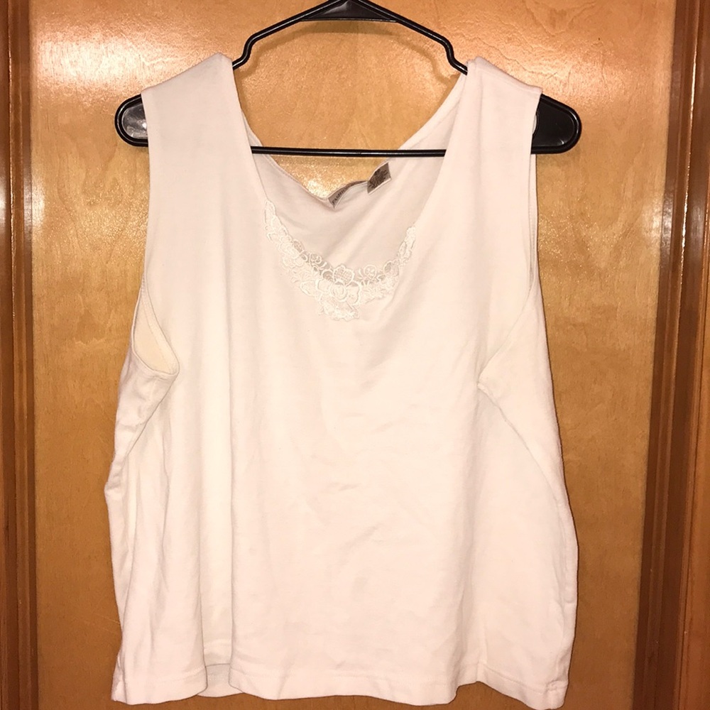 White tank top
